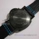Perfect Replica Panerai Luminor Submersible PAM 00960 Black Steel Case Blue Leather 47mm Watch (9)_th.jpg
